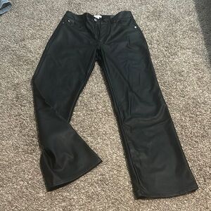 H&M Black Flare Wide Leg Jeans